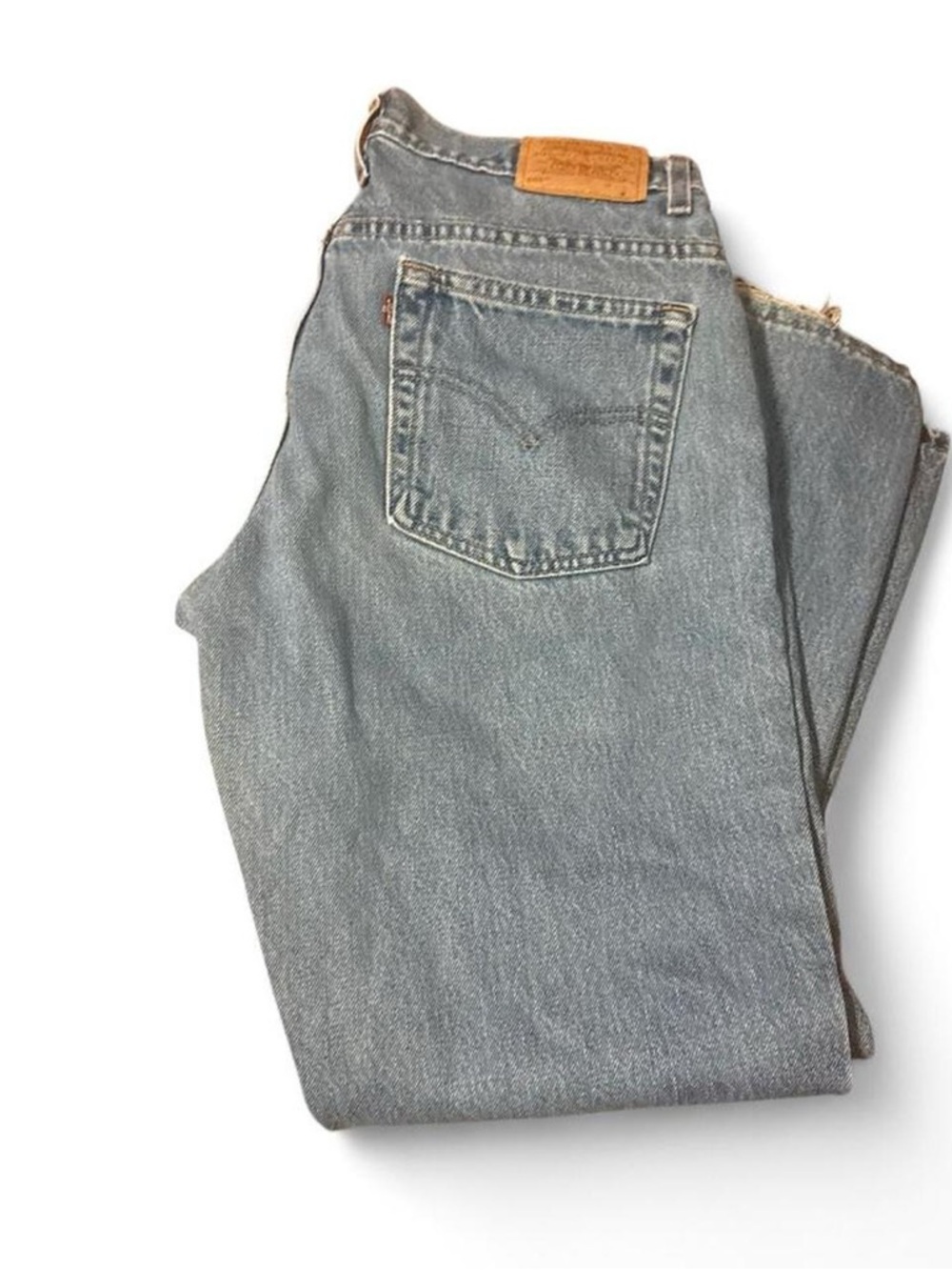 Women's Levi’s  595 Lower Rise Straight Fit Light Blue Denim Jeans size 12 M